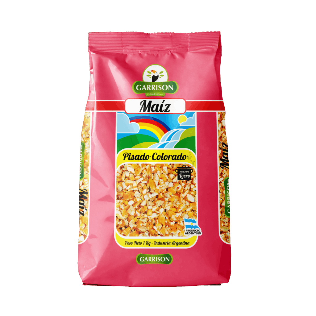 Maíz Pisado Colorado GARRISON (10x1kg)